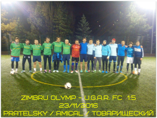 1.Zimbru Olymp - U.G.A.R. FC 1:5