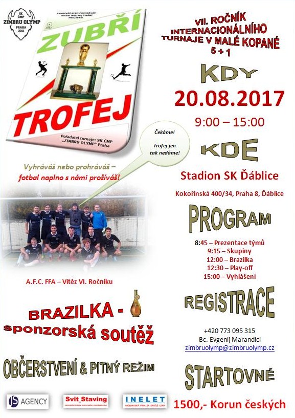 Pozvánka Zubří Trofej 2017