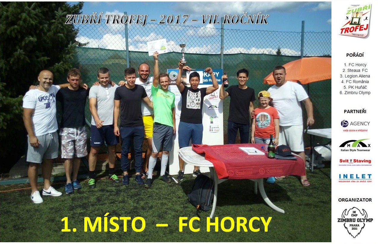 1. Místo - FC Horcy